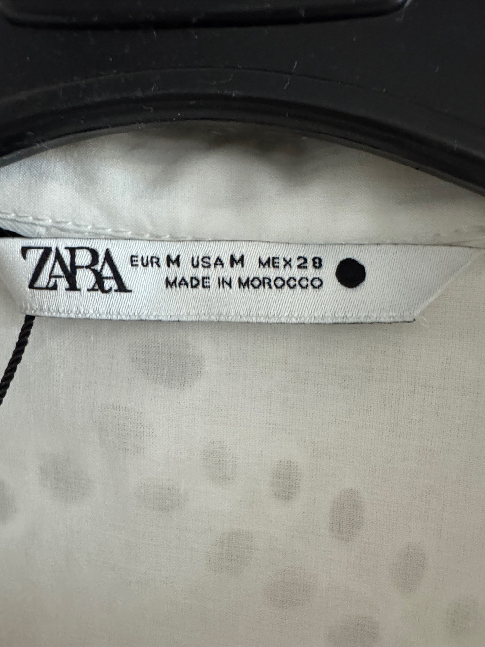 Zara White Eyelet Maxi Shirt Dress with Tie Waist - Picture 6 of 9